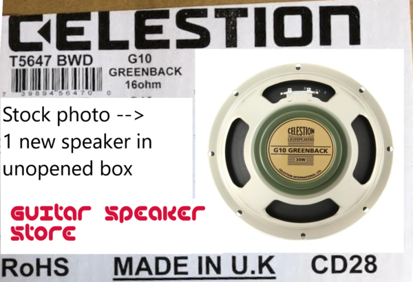 CelestionG10-GreenBack-16ohm